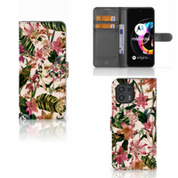 Motorola Edge 20 Lite Hoesje Flowers