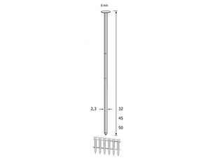 Dutack Coilnagel RNCS23 Nk 32mm ds 8 duizend - 5223002