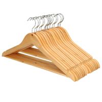 Kledinghangers - 16x - hout - luxe hangers