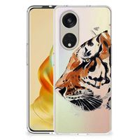 Hoesje maken OPPO Reno8 T 5G Watercolor Tiger - thumbnail