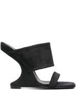 Rick Owens Lilies mules Luxor Cantilever 125 mm - Noir