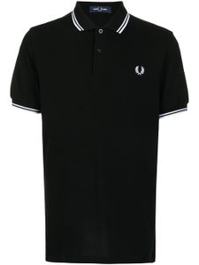 Fred Perry polo à logo brodé - Noir