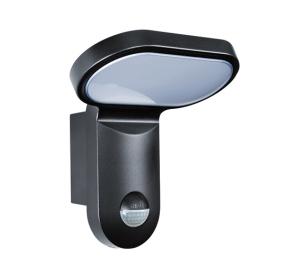 ESYLUX AOL 200 LED 5K sw EL10750113 Wandlamp met bewegingsmelder LED vast ingebouwd LED Zwart