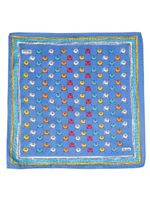 Moschino foulard à motif Teddy Bear - Bleu