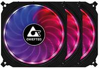 Case Fan 120mm 3-RGB Set/TORNADO CF-3012-RGB Chieftec