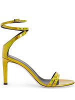 Giuseppe Zanotti sandales à fini métallisé - Jaune - thumbnail