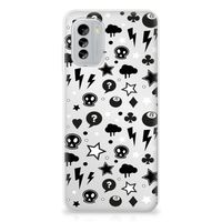 Silicone Back Case Nokia G60 Silver Punk