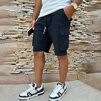 Voor heren Cargoshorts Flap zak Effen Camouflage Kleur Comfort Ademend Buiten Dagelijks Uitgaan Modieus Casual Zwart Leger Groen Lightinthebox