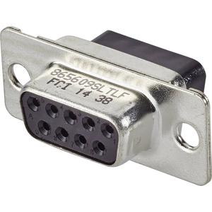 FCI D-SUB 865609SLTLF D-sub female connector 180 ° Aantal polen: 9 1 stuk(s)