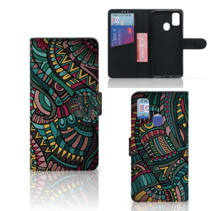 Samsung Galaxy M21 | M30s Telefoon Hoesje Aztec