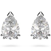 Swarovski 5636713 Oorknoppen Millenia Pear zilverkleurig-wit 6 x 6 mm