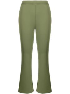 Cynthia Rowley pantalon évasé à coupe courte - Vert