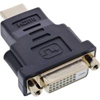 HDMI-DVI adapter, 19 pins St op 24 + 1 bu, vergulde contacten