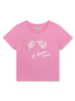 Michael Kors Kids t-shirt en coton à logo imprimé - Rose