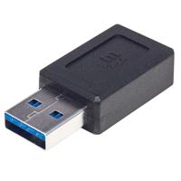 Manhattan USB 3.2 Gen 2 (USB 3.1 Gen 2) Adapter [1x USB 3.2 Gen 2 stekker A (USB 3.1) - 1x USB-C bus] 354714 - thumbnail