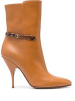 Bally bottines Odeya 100 mm en cuir - Marron