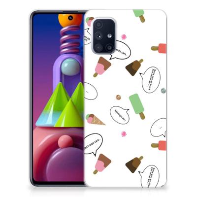 Samsung Galaxy M51 Siliconen Case IJsjes Samsung Galaxy M51 Siliconen Case IJsjes