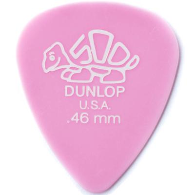 Dunlop Delrin 500 0.46mm plectrum pastel roze Dunlop Delrin 500 0.46mm plectrum pastel roze