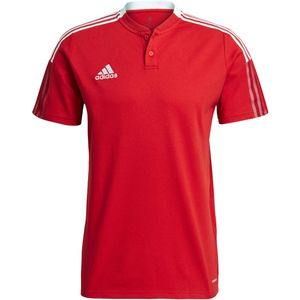 adidas Tiro Polo - Opruiming - Kleding - Red - maat XS