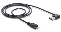 DeLOCK 2m USB 2.0 A - micro-B m/m USB-kabel USB A Micro-USB B Zwart - thumbnail