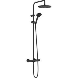 Hansgrohe Vernis 240 1jet Showerpipe met thermostaat Eco mat zwart 26428670