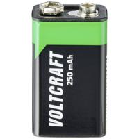 VOLTCRAFT Oplaadbare 9V batterij (blok) 6LR61 SE NiMH 8.4 V 250 mAh 1 stuk(s)