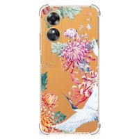 OPPO A17 Case Anti-shock Bird Flowers - thumbnail