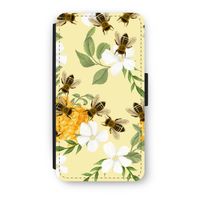 No flowers without bees: iPhone XS Flip Hoesje - thumbnail