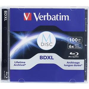 Verbatim 98912 M-Disc Blu-ray 100 GB 1 stuk(s) Jewelcase