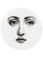 Fornasetti assiette imprimée - Blanc