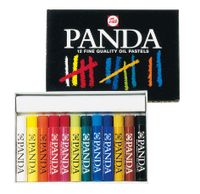 Talens Panda oliepastel, doos van 12 pastels - thumbnail