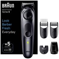 Braun BeardTrimmer 5 Baardtrimmer Series 5 BT5420, Trimmer Voor Heren met Stylingtools en 100 Minuten Gebruiksduur - thumbnail