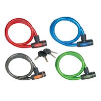 Masterlock Keyed armoured cable 1m x Ø 18mm w/4 keysvinyl cover - colours : blac - 8228EURDPRO - thumbnail