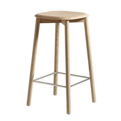 HAY Soft Edge 32 Barkruk - Laag/ Naturel Gelakt Eiken