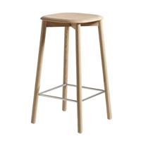 HAY Soft Edge 32 Barkruk - Laag/ Naturel Gelakt Eiken