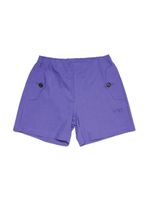 Nº21 Kids short en coton à logo brodé - Violet