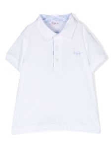 Il Gufo polo à logo brodé - Blanc