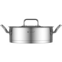 Kassel 93037 - Lage kookpan - 24 cm- RVS - 3.6 liter