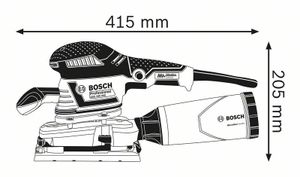 Bosch Professional GSS 230 AVE 0601292801 Vlakschuurmachine Incl. koffer 300 W 92 x 182 mm