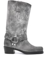 Paris Texas bottines Roxy 45 mm en daim - Gris