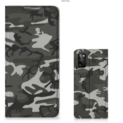 Samsung Galaxy A41 Hoesje met Magneet Army Light