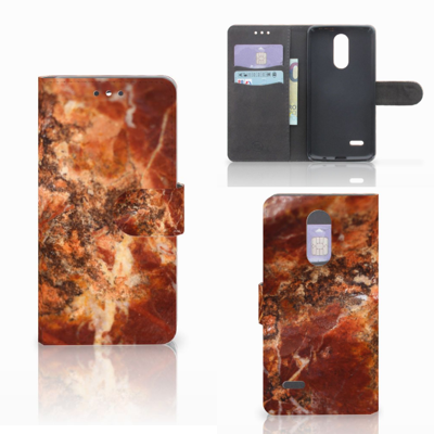 LG K4 (2017) Bookcase Marmer Bruin