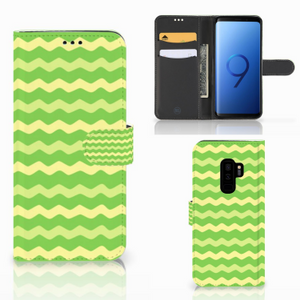 Samsung Galaxy S9 Plus Telefoon Hoesje Waves Green