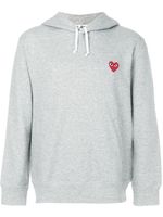 Comme Des Garçons Play hoodie à patch cœur signature - Gris - thumbnail