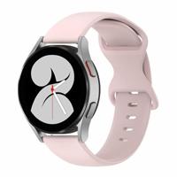 By Qubix - Compatible met Garmin Venu/Sq / Sq2 / 2 plus - Solid color sportband - Roze - Compatible Garmin bandje - Bandbreedte: 20mm