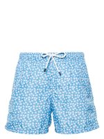 Fedeli short de bain Madeira à fleurs - Bleu