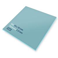 ARCTIC TP-2 (APT2560): Warmtegeleidingsmat, Economic Thermal Pad, 50 x 50 x 1,0 mm (1 Stuk) - Uitstekende warmtegeleiding, lage hardheid, ideale opvulling van spleten - Blauw