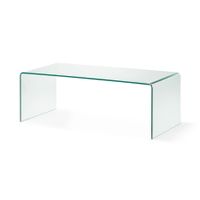 Kave Home Glazen Salontafel Burano, 110 x 50 cm - Transparant - thumbnail