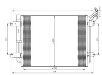 Condensor, airconditioning 35848