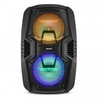 Fenton FT210LED mobiele party speaker met microfoon 2x 10 inch - thumbnail